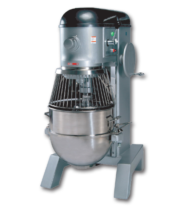 Commercial Mixer with Guard 80 Qt.